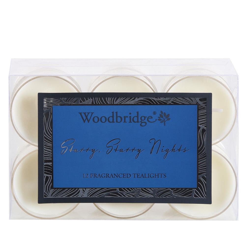 Woodbridge Starry Starry Nights 4 Hour Tealights (Pack of 12) £4.49